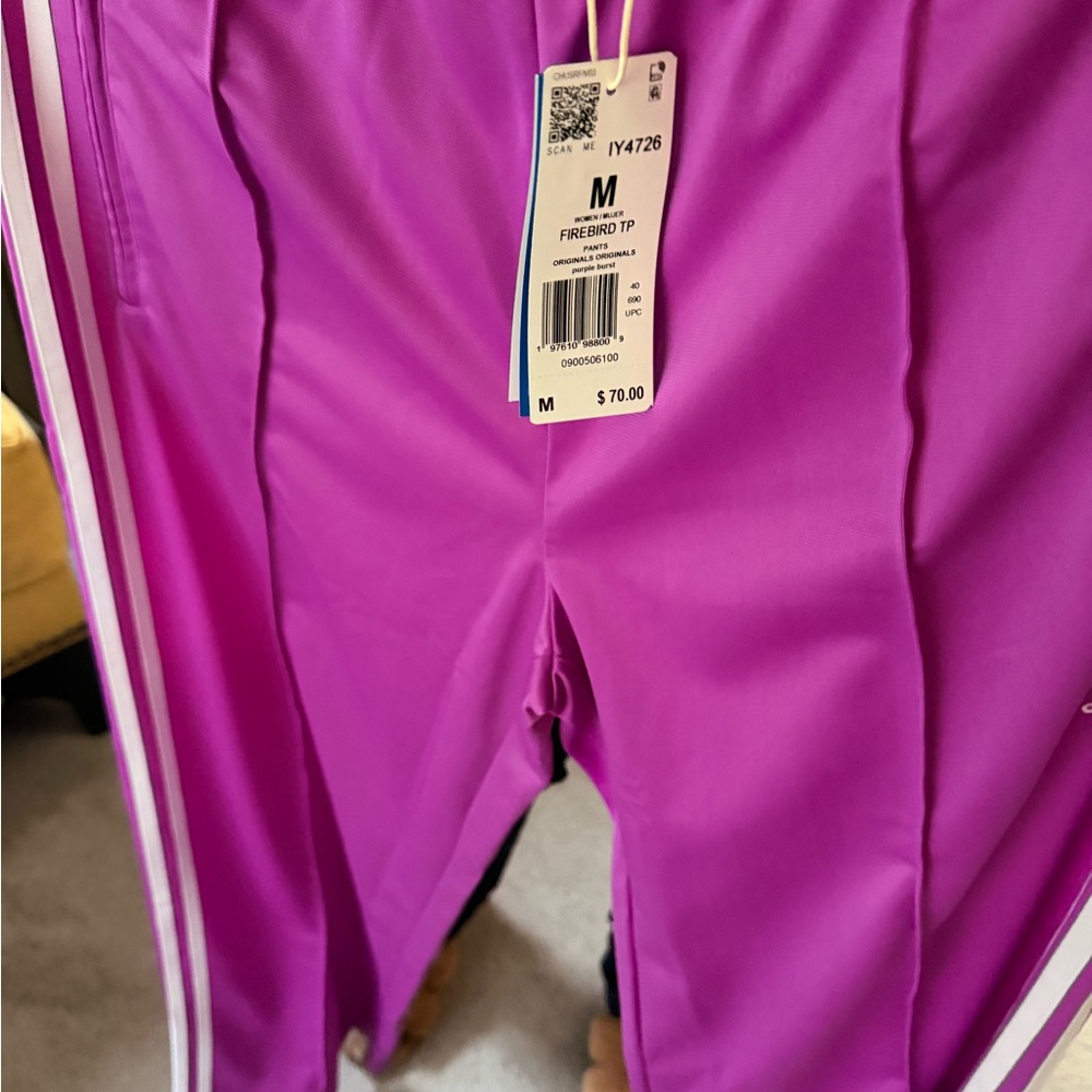 Adidas Women Firebird Joggers - Vibrant Purple
